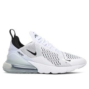 Nike Air Max 270 White and Black Sneakers